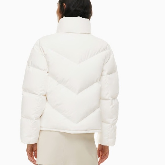 Funnel neck goose down puffer jacket - Picture 3 of 7